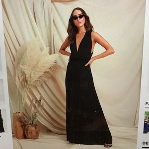 Lulus Tricks of the Trade maxi convertible dress